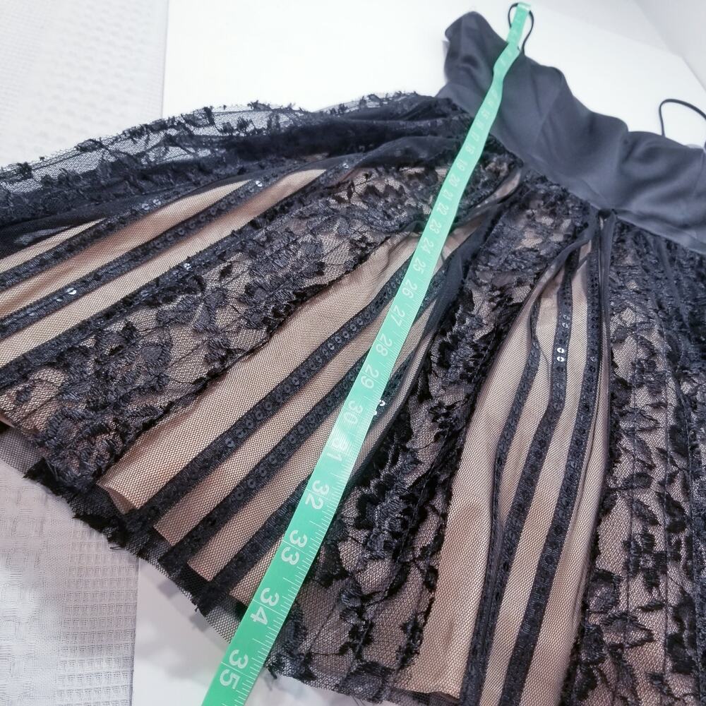 Js Collections Sateen Lace Sequins Black Cocktail… - image 8